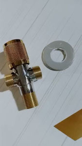 Van T chia nước bồn cầu  hàng Cao Cấp Loại đồng dày thiết kế đẹp