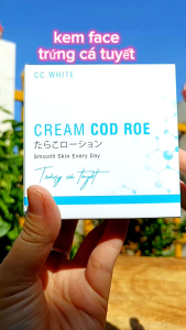 Kem face trứng cá tuyết+ Serum tế bào gốc nhau thai ngựa tái Sinh làn da trắng sáng mịn màng