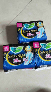 Băng Vệ Sinh Laurier Đêm 30cm 35cm 40cm 8 Miếng