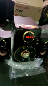 Speaker Bluetooth Polytron PMA 9310 Hitam Gold