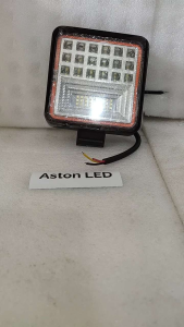 Lampu LED Sorot Tembak Worklight Mobil Motor 48Watt 45Titik Mata 48Watt Offroad 48W W48 12 - 24 V Kotak.harga 1 biji ada angel Merah
