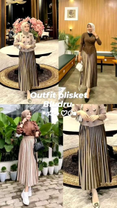 ROK PLISKET VELVET BLUDRU PANJANG PREMIUM JUMBO IMPORT BAHAN HALUS TEBAL ADEM MEWAH KEKINIAN