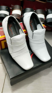 SEPATU PANTOFEL FORMAL KULIT PRIA PERSADA 6039 PUTIH (PRODUKSI SENDIRI)