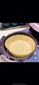Air fryer special paper tray household blotting paper pad food oven baking silicone oil paper tin foil barbecue tool tray