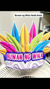 buwan ng wika - Linggo ng Wika 3D Headdress Costume for Kids Boy and Girl school event program