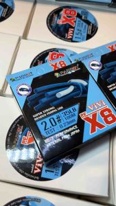 100./. ราคาถูกสุด แท้ 8 สาย PE รุ่น Vivi X8 ยาว 100 เมตร/ม้วน สายสีเขียวขี้ม้า สายลีด