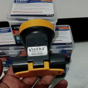 senter kepala VISERO VHL-0120AW 20WATT. Headlight Headlamp Rechargeable SOS super terang cahaya putih
