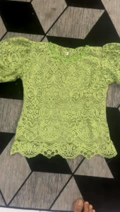 Kebaya tradisional anak perempuan usia 3-10 tahun modern viral mode lengan balon leher bulat