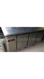 ตู้เย็น ตู้แช่สเเตนเลส 3 ประตู ขนาด180x80x80ซม. ความจุ14Q ตู้แช่เย็น ตู้แช่แข็ง ตู้แช่เย็นแบบเคาน์เตอร์ ระบบเดินท่อ 3 Doors Refrigerator TC0.4L2G