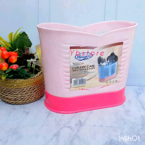Tempat Sendok Aestetik Rose Hawaii 5530 Bahan Plastik Tebal Warna Random Free Gift