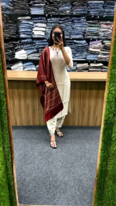 VANAPPU BRAND AFGHANI KURTI SET WITH DUPATTA