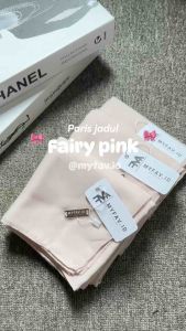 HIJAB SEGI EMPAT PARIS SEMI PREMIUM FULL JAHIT TEPI 110x110CM BY MYFAV.ID