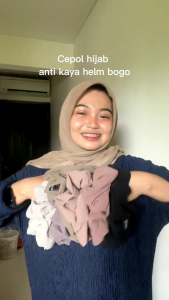 Ikat Rambut Cepol Scrunchie Kekinian