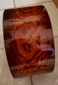 MK Snare Drum Shells: PURE EXOTIC BUBINGA WOOD Made In Taiwan