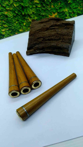 ☘️ MAHEN CRAFT ☘️ Once pipa sedotan kayu kelor emas 9cm C05