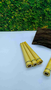 ☘️ MAHEN CRAFT ☘️ Padukan Once Pipa Kayu Kemuning Gading 9cm C07