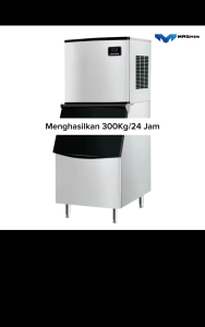Mashin - MESIN ES BATU KRISTAL 300KG/HARI Ice Cube Maker Machine Big Capacity