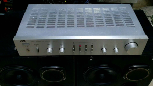 power amplifier JVC A-10X made in japan vintage stereo intergrated second bekas normal siap pakai