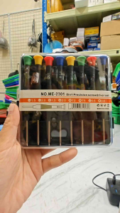Obeng Set 8 in 1 ME-2301 8pcs Screwdriver Plus Minus Star Reparasi Tools