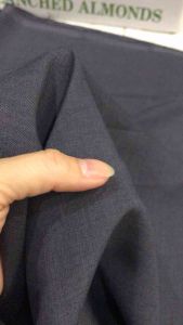 Vải cotton Lụa Hàn Quốc màu xám co giãn nhẹ không nhăn (khổ 1m5)may đầm váy vest quần tây đồ công sở