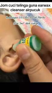 ORIGINAL HQ UBAT TELINGA 10 ml (M)🌿💯SINUS CARE Original Earwax cleanser Air Pucuk ORIGINAL -READY STOCK