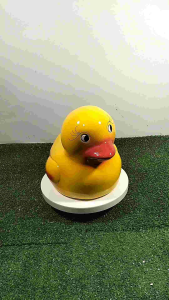 กระปุกออมสินเป็ดใหญ่ น่ารักใส่ตังได้จุกมาก 26 ซ.ม กว้าง 20 ซ. สา