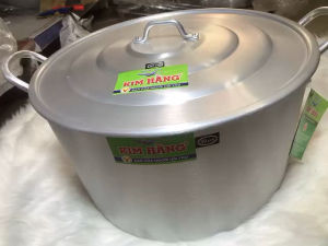 Nồi nhôm KIM HẰNG dày size to 40cm(27 lit)42cm( 31 lít) 44cm(35 lít) 50cm(50 lít)