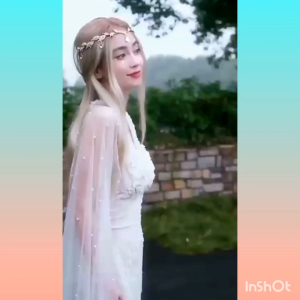 มงกุฎเอลฟ์ รูปหยดน้ำ ประดับผมเอลฟ์ สไตล์โบฮีเมียน แต่งงาน ปาร์ตี้