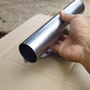 Pipa Bahan Monel untuk Knalpot Mobil OD 42 & 48 mm / Panjang 100 cm