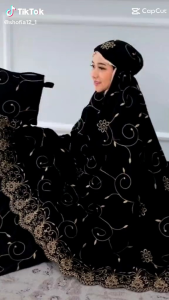 MUKENA DEWASA GRACELLA TRAVELING FULL BORDIR