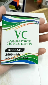 baterai VC DOUBLE POWER K600AG/Tommy 3/ Battery batre
