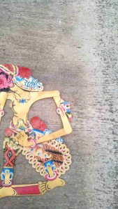 WAYANG KUIT ASLI TOKOH SENGKUNI WAYANG KULIT ALUSAN KUALITAS BIASA UKURAN STANDAR DALANG