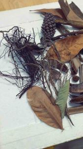 Túi Nguyên Liệu Khô Trang Trí Hồ Biotop | Black Water | Lá Khô Quả Khô Giảm Stress Cá | 8m2