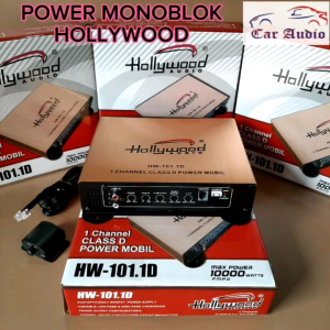 POWER MONOBLOK HOLLYWOOD HW-101.1D AMPLIFIER 1 CHANNEL CLASS D 10.000 WATTS PMPO