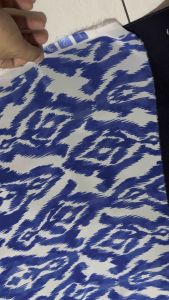 Kain sifon motif premium motif abstrak barang garment(harga tertera setengah meter)