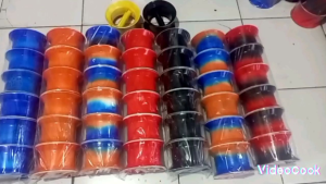 GULUNGAN SENAR WARNA LAYANGAN DAN PANCING tebal 3mm 3inc