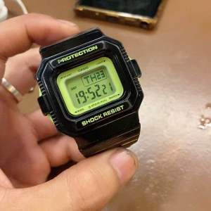 Hàng Chính Hãng | Casio G-Shock Mini GMN-550 – Black / Green – Vintage Digital Watch