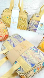 Tas jinjing wanita mini/ tas wanita songket/ totebag mini/hand bag /tas terbaru 2024/ /TAS souvemir ekahan/tas ulang tahun mini?