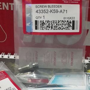 BAUT & KARET PEMBUANGAN MINYAK REM NEPEL HONDA VARIO 125 150 ESP NEW GENIO ORIGINAL