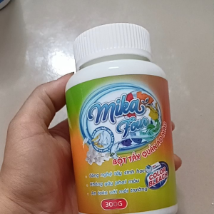 bột tẩy quần áo màu sinh học mika 300g