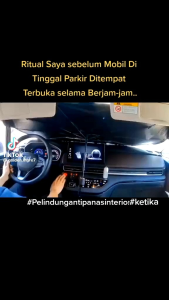 Pelindung Panas Matahari Dashboard Kaca Mobil Model Payung Anti Panas
