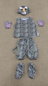 READY STOCK Cosplay Children Kids Leopard Cheetah Animal Costume Story Book Movie Character Outfot Age 3-5