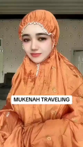 MUKENA TRAVELLING PARASUT BORDIR TABUR BUNGA/ HARGA MURAH