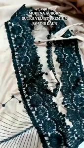 MUKENA AURORA BORDIR CANTIK / HARGA RAMAH DI KANTONG