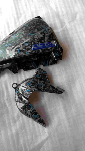 2PCS TUTUP FILTER BEAT SCOOPY CARBON DAN COVER CVT CARBON / PAKETAN FILTER SCOOPY BEAT ESP FI