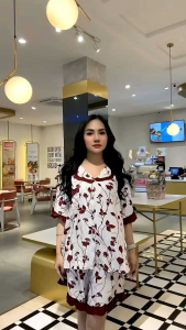 RUFFLE SET PENDEK BY FANESSA HOMEDRESS/ SETELAN BAJU DAN CELANA PENDEK