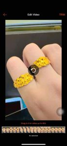 💋 COP 916 / 999 PERSIS ORI 💋 EMAS BANGKOK CINCIN ( RING ) 💋