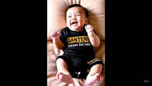 Setelan baju anak bayi laki laki ganten 0-12 bulan