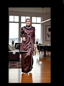 SET TUNIK NAIRA SPAN SATIN PREMIUM  || BAJU KURUNG ADAT MELAYU || SET BAJU KURUNG PAYET MANUAL || BAJU KURUNG WISUDA - embus pashmina