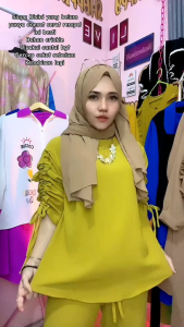MUMU - DIVA SET VANIA Setelan Wanita Ld 110 # Setelan Hijab Terlaris Termurah Diva Set by Mumu Fashion